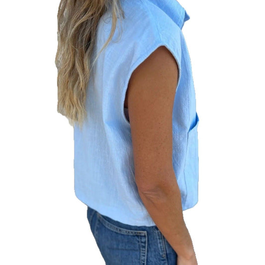 Cotton Linen Short Sleeve Shirt