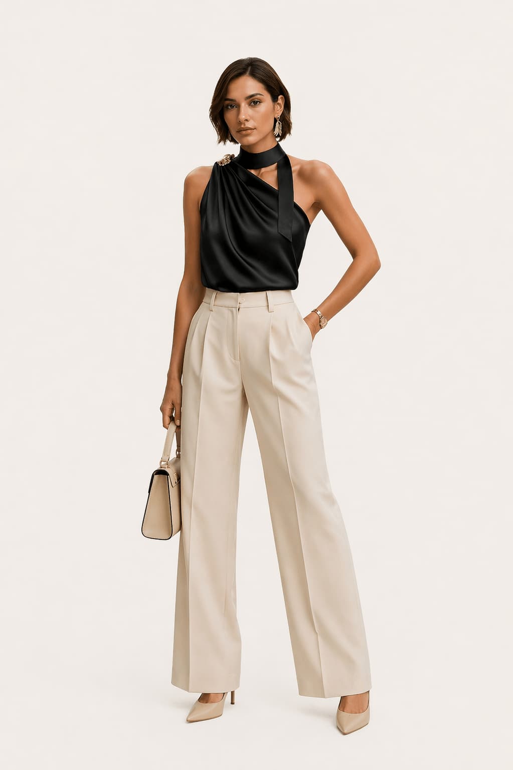 Off-Shoulder Sleeveless Shirt