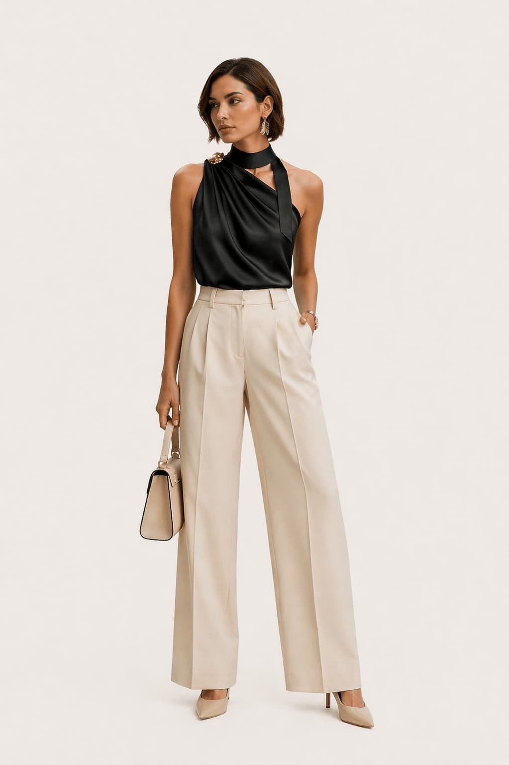 Off-Shoulder Sleeveless Shirt