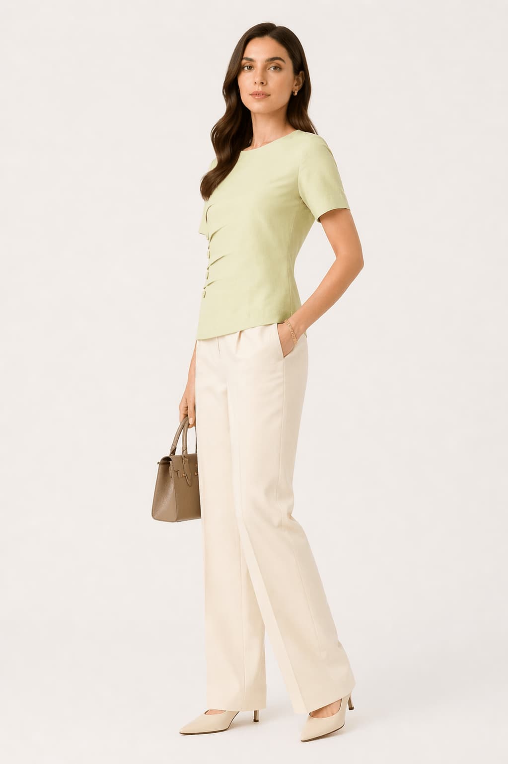 Cotton Linen Button Shirt