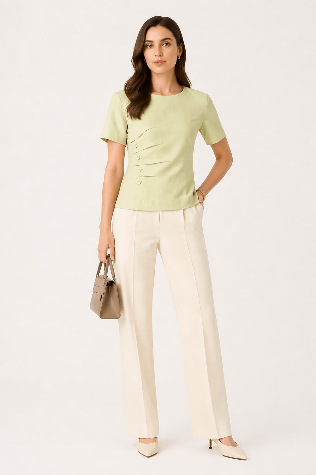 Cotton Linen Button Shirt
