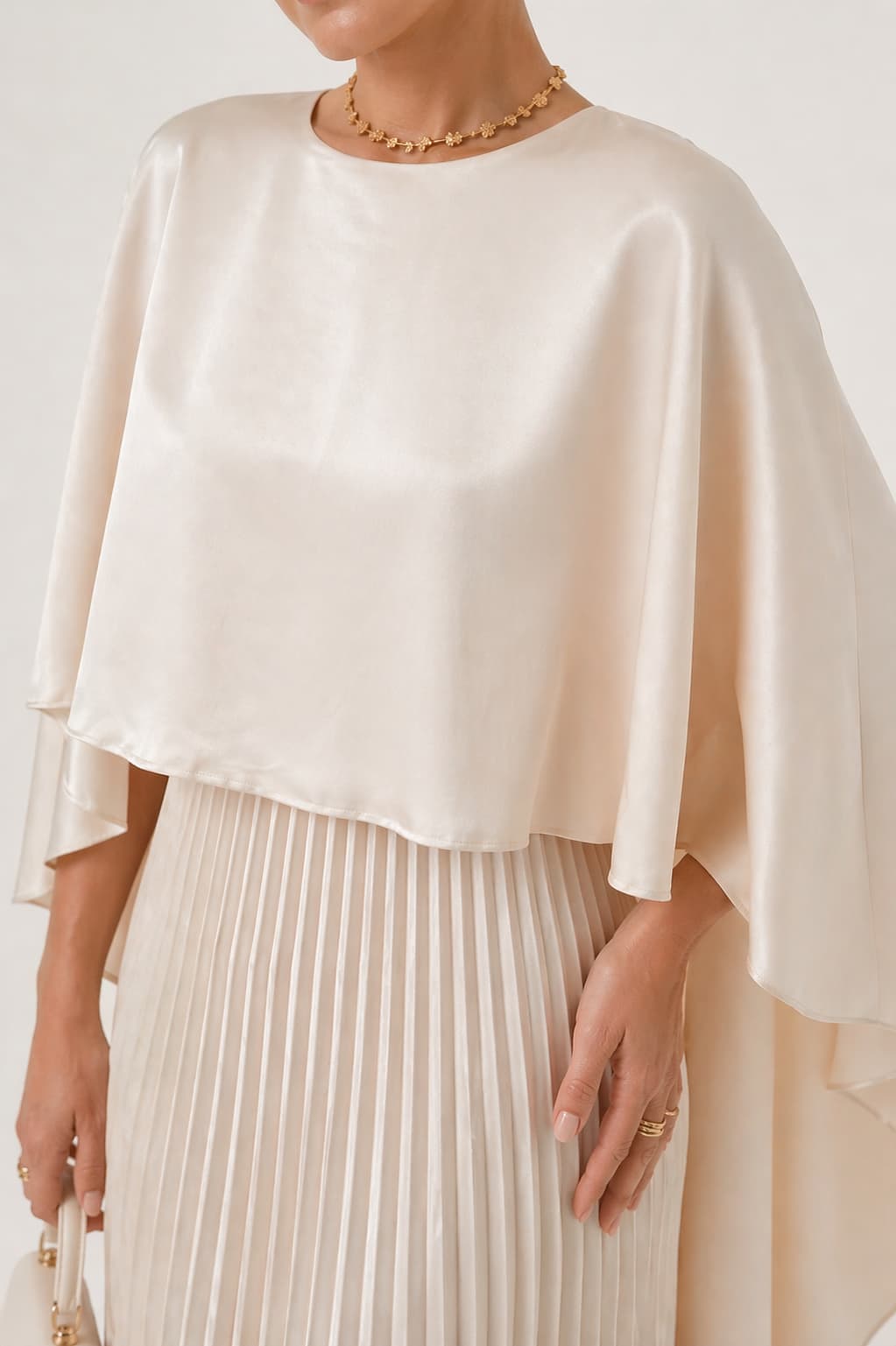 Relaxed Batwing Midi Dress