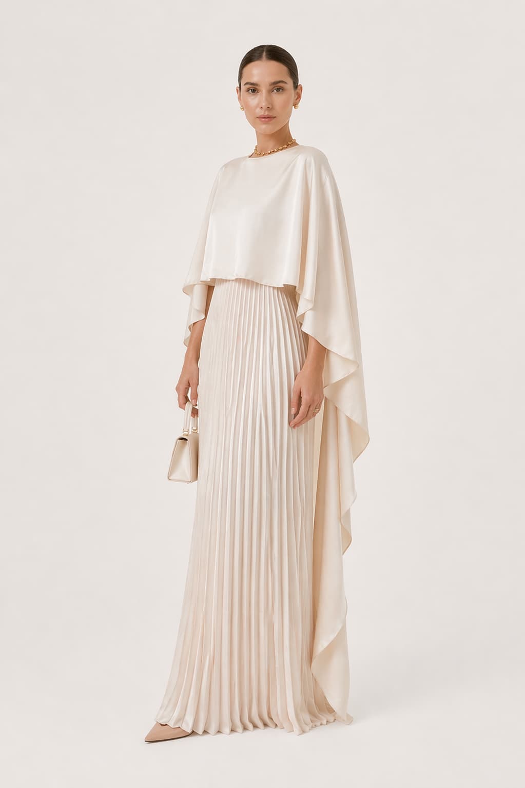 Relaxed Batwing Midi Dress