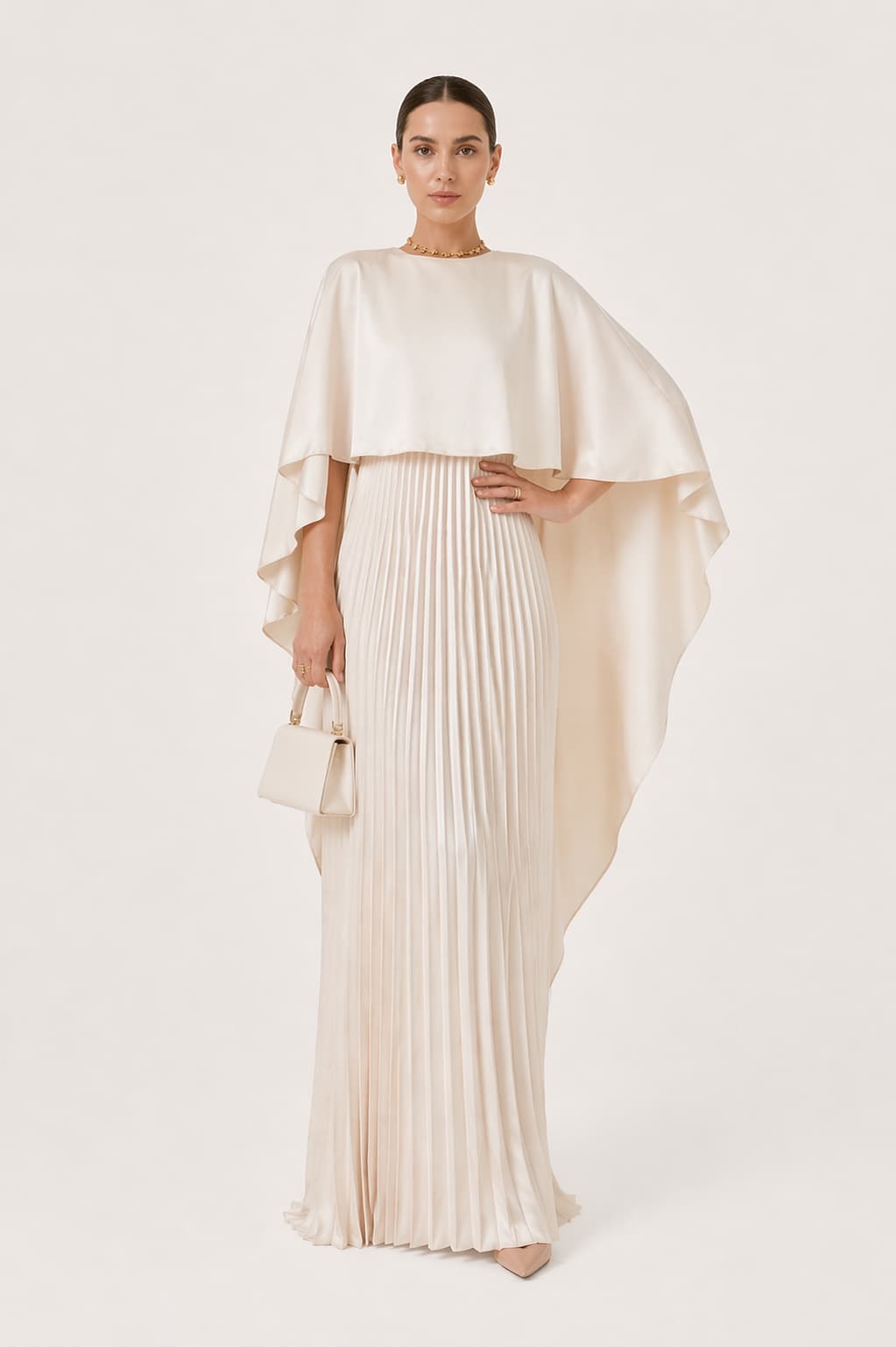 Relaxed Batwing Midi Dress