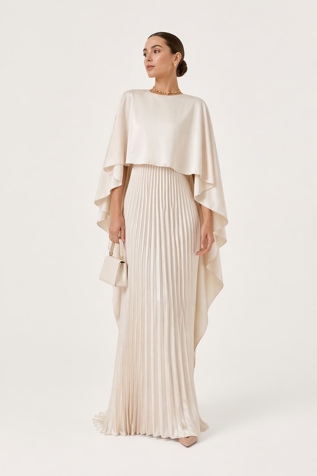 Relaxed Batwing Midi Dress