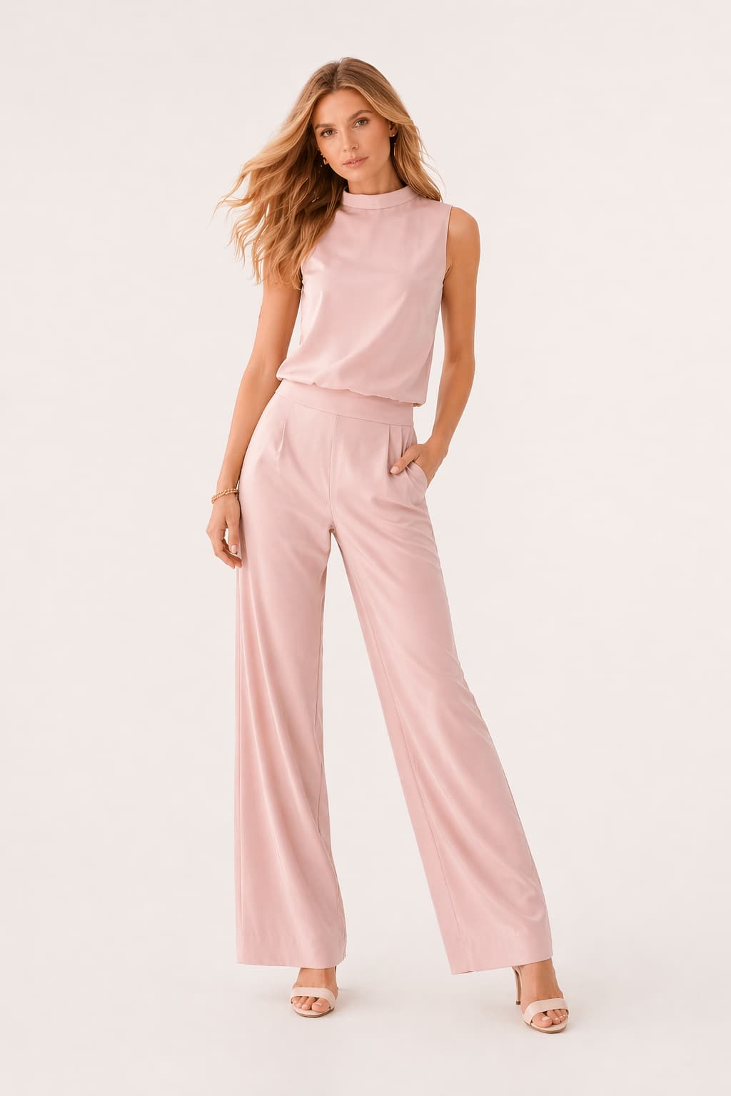 Minimal Sleeveless Jumpsuit
