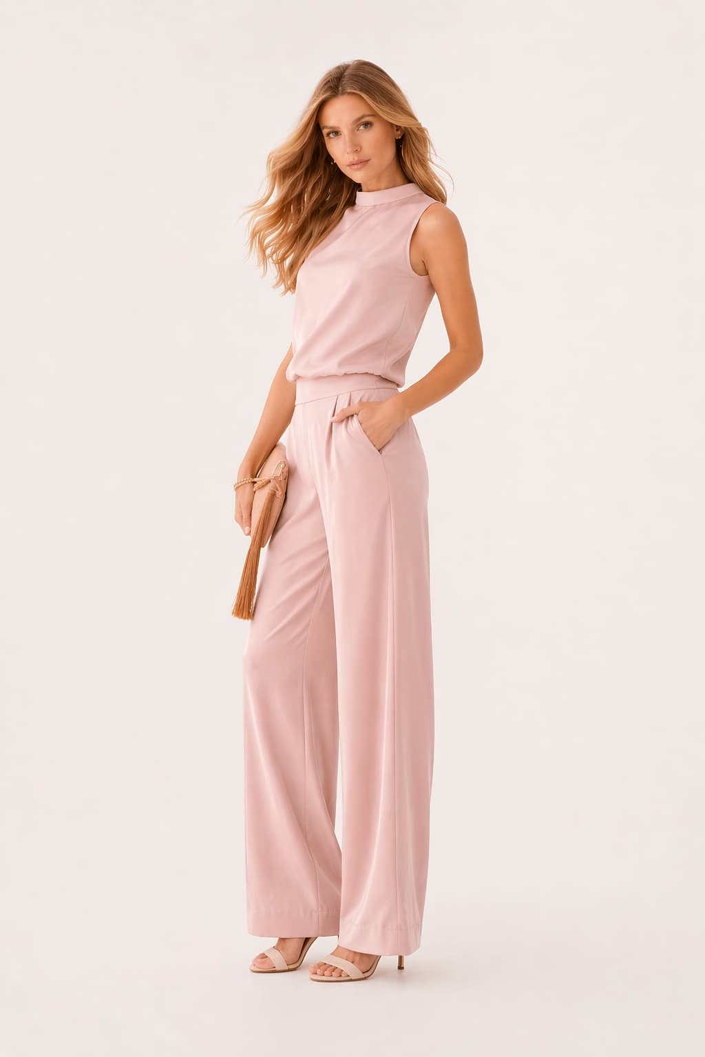 Minimal Sleeveless Jumpsuit