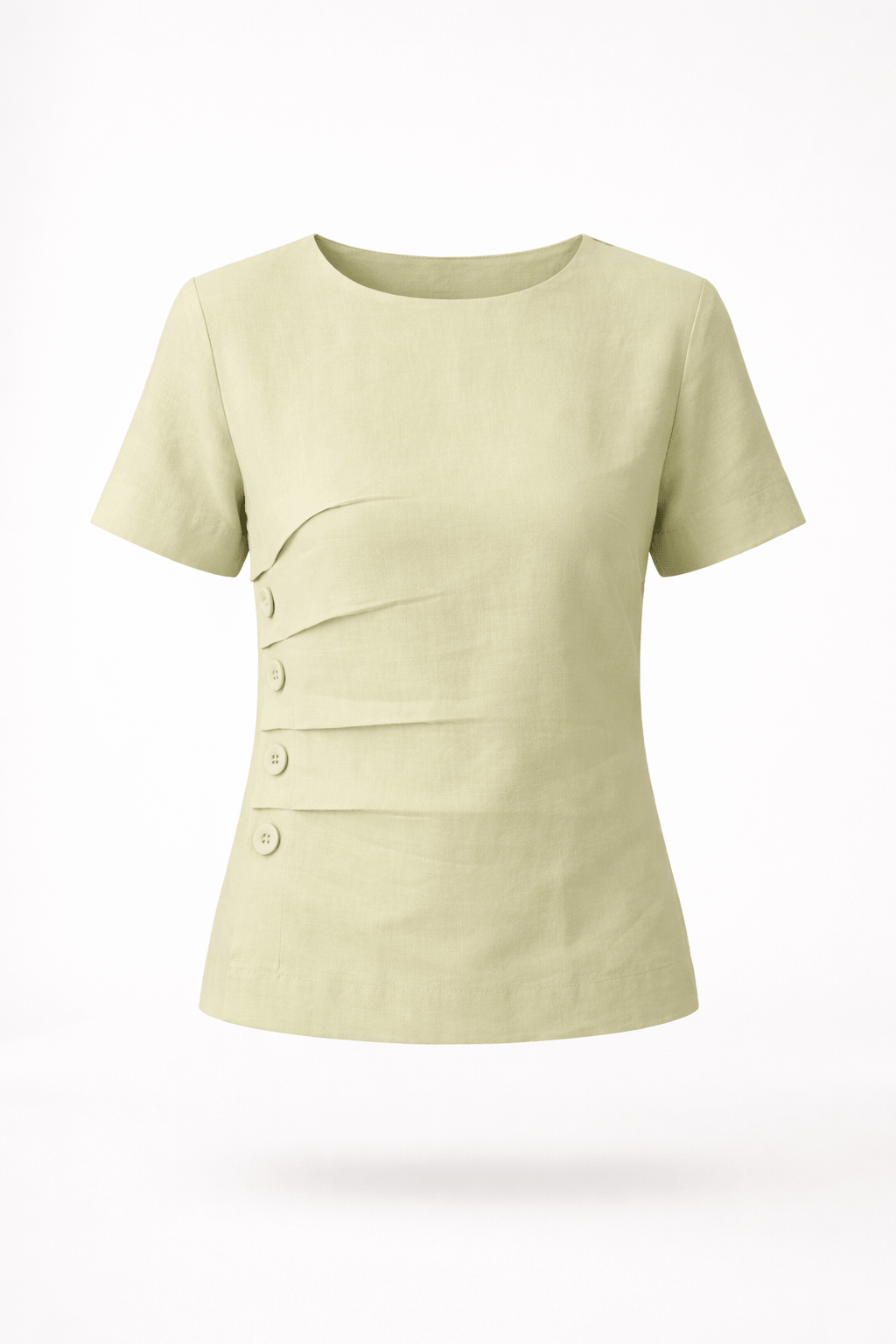 Cotton Linen Button Shirt