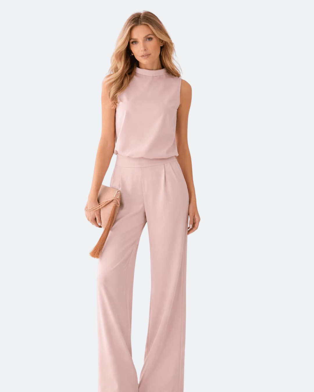 Minimal Sleeveless Jumpsuit